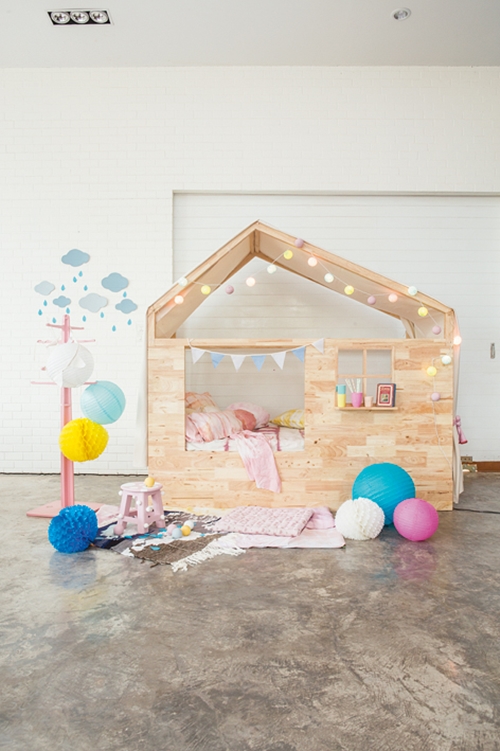 DIY บ้านไม้ เตียงเด็กสไตล์น่ารัก ทำได้ทั้งครอบครัว DIY บ้านไม้ เตียงเด็กสไตล์น่ารัก ทำได้ทั้งครอบครัว