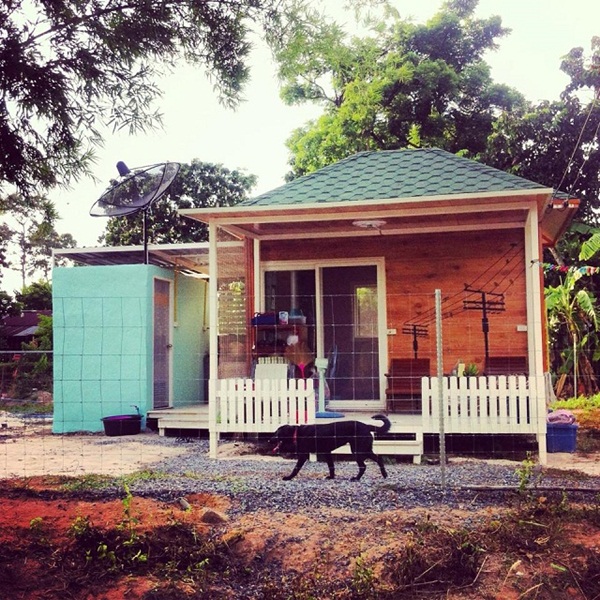 รีวิวสร้างบ้านชั้นเดียวขนาด 3x4 เมตร สบายเหมือนพักรีสอร์ท รีวิวสร้างบ้านชั้นเดียวขนาด 3x4 เมตร สบายเหมือนพักรีสอร์ท
