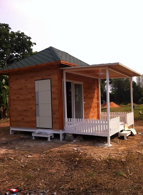รีวิวสร้างบ้านชั้นเดียวขนาด 3x4 เมตร สบายเหมือนพักรีสอร์ท รีวิวสร้างบ้านชั้นเดียวขนาด 3x4 เมตร สบายเหมือนพักรีสอร์ท