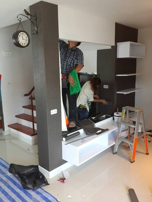 รีวิวตกแต่งและต่อเติมบ้านทาวน์โฮม 2 ชั้น 3 ห้องนอน 2 ห้องน้ำ รีวิวตกแต่งและต่อเติมบ้านทาวน์โฮม 2 ชั้น 3 ห้องนอน 2 ห้องน้ำ