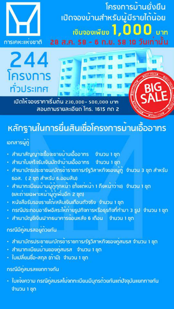บ้านยั่งยืน การเคหะแห่งชาติ บ้านยั่งยืน การเคหะแห่งชาติ