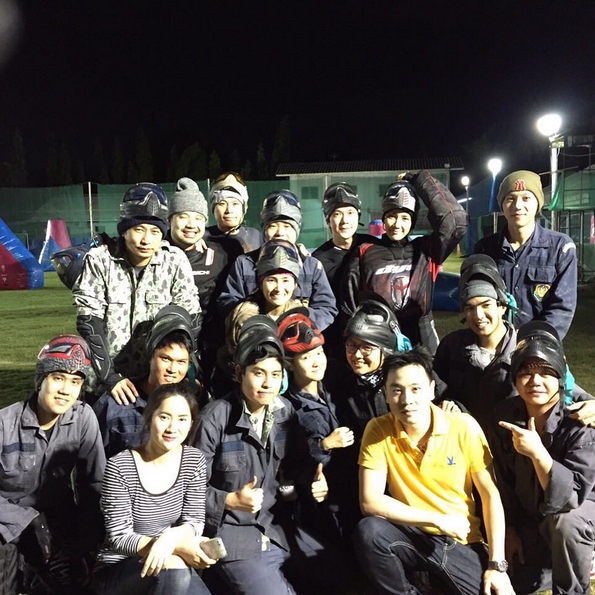 อั้ม แอมป์ เล่นเพ้นท์บอล อั้ม แอมป์ เล่นเพ้นท์บอล