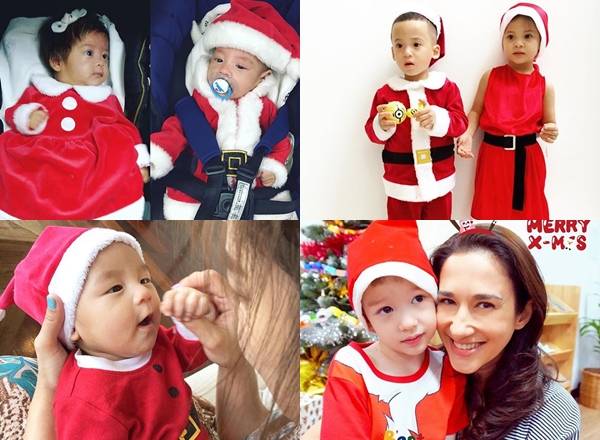 ลูกดาราในชุดซานต้า แซนตี้ ลูกดาราในชุดซานต้า แซนตี้