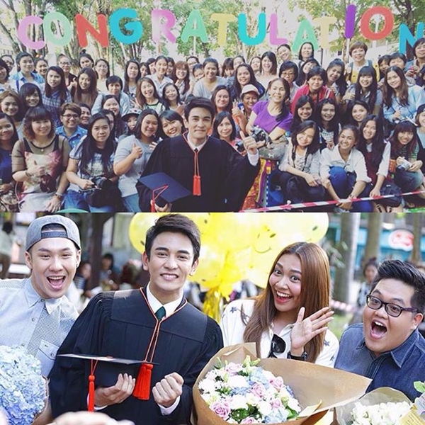 งานรับปริญญา กัน นภัทร งานรับปริญญา กัน นภัทร