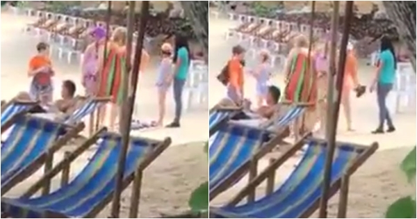 แห่แชร์ ! คลิปสาวเจ้าถิ่นไล่ต่างชาติ ไม่ให้ปูเสื่อที่ชายหาดพัทยา แห่แชร์ ! คลิปสาวเจ้าถิ่นไล่ต่างชาติ ไม่ให้ปูเสื่อที่ชายหาดพัทยา