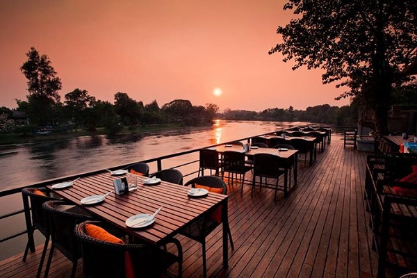 ร้านอาหารริมน้ำกาญจนบุรี ร้านอาหารริมน้ำกาญจนบุรี