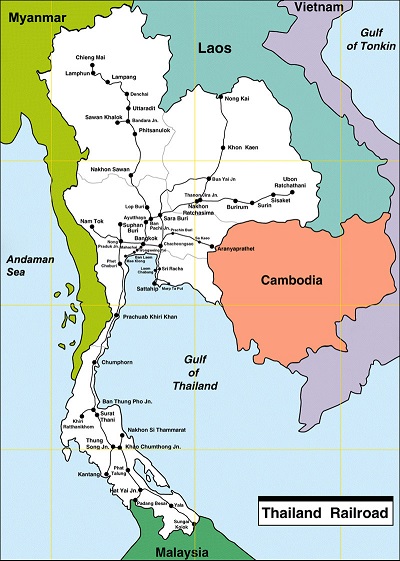 เส้นทางรถไฟของประเทศไทย เส้นทางรถไฟของประเทศไทย