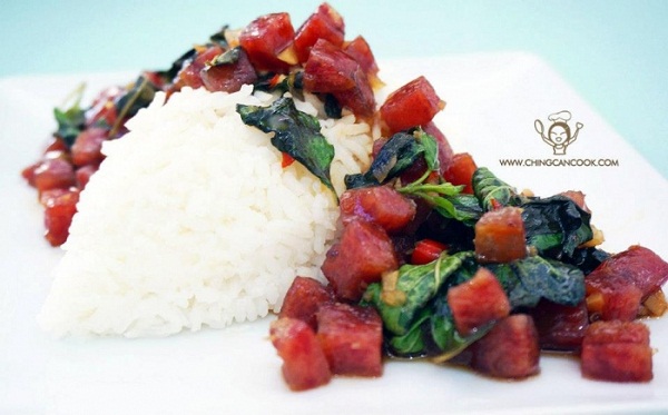 ข้าวกะเพรากุนเชียง ข้าวกะเพรากุนเชียง