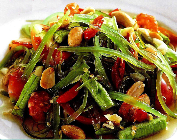 สูตรส้มตำ ส้มตำสาหร่ายญี่ปุ่น