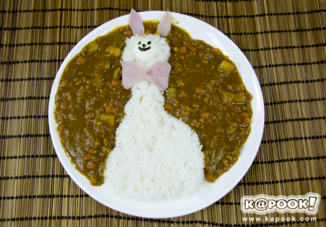 ข้าวหน้าแกงกระหรี่อัลปาก้า ข้าวหน้าแกงกระหรี่อัลปาก้า