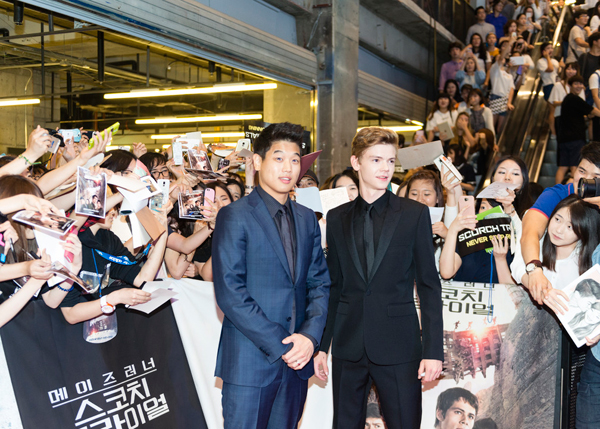 ไคฮองลี คืนถิ่น พา โทมัส เปิดตัว Maze Runner : The Scorch Trials ไคฮองลี คืนถิ่น พา โทมัส เปิดตัว Maze Runner : The Scorch Trials