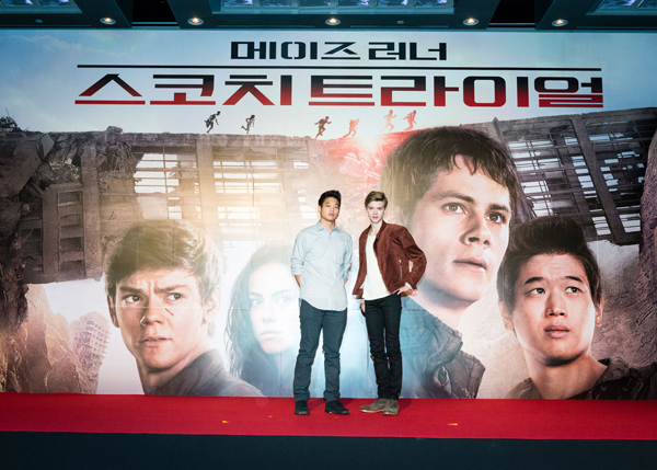 ไคฮองลี คืนถิ่น พา โทมัส เปิดตัว Maze Runner : The Scorch Trials ไคฮองลี คืนถิ่น พา โทมัส เปิดตัว Maze Runner : The Scorch Trials