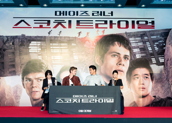 ไคฮองลี คืนถิ่น พา โทมัส เปิดตัว Maze Runner : The Scorch Trials ไคฮองลี คืนถิ่น พา โทมัส เปิดตัว Maze Runner : The Scorch Trials