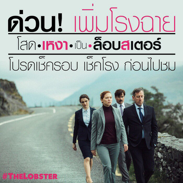 The Lobster หนังอินดี้ที่คนพูดถึงในตอนนี้ The Lobster หนังอินดี้ที่คนพูดถึงในตอนนี้