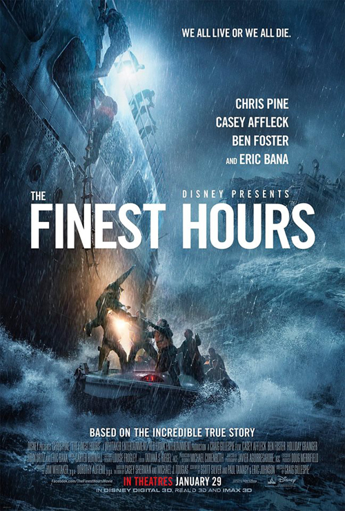 คริส ไพน์ นำทีมกู้ชีพกลางพายุคลั่งใน The Finest Hours คริส ไพน์ นำทีมกู้ชีพกลางพายุคลั่งใน The Finest Hours