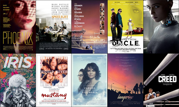 10 อันดับหนังยอดเยี่ยมประจำปี 2015 10 อันดับหนังยอดเยี่ยมประจำปี 2015