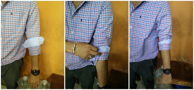 วิธีพับแขนเสื้อผู้ชาย วิธีพับแขนเสื้อผู้ชาย