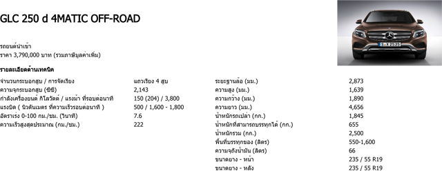 Benz GLC Class 2016 Benz GLC Class 2016