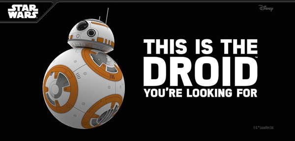 BB-8 ของเล่นสุดล้ำ หุ่นยนต์กลิ้งได้จาก Star Wars BB-8 ของเล่นสุดล้ำ หุ่นยนต์กลิ้งได้จาก Star Wars
