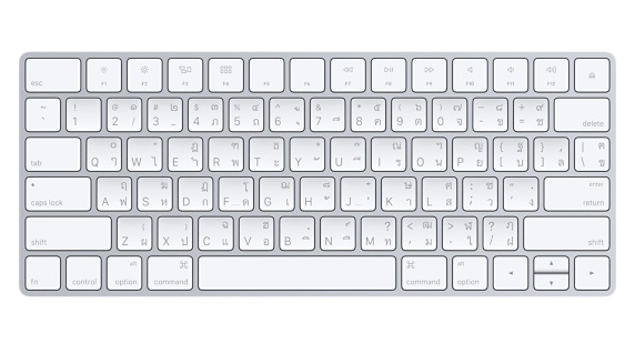 Magic Keyboard, Magic Mouse 2 และ Magic Trackpad 2 Magic Keyboard, Magic Mouse 2 และ Magic Trackpad 2