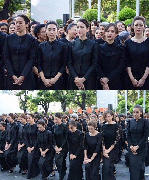 10 ดาราหญิงไทย สวมชุดไทยจิตรลดาสีดำ 10 ดาราหญิงไทย สวมชุดไทยจิตรลดาสีดำ