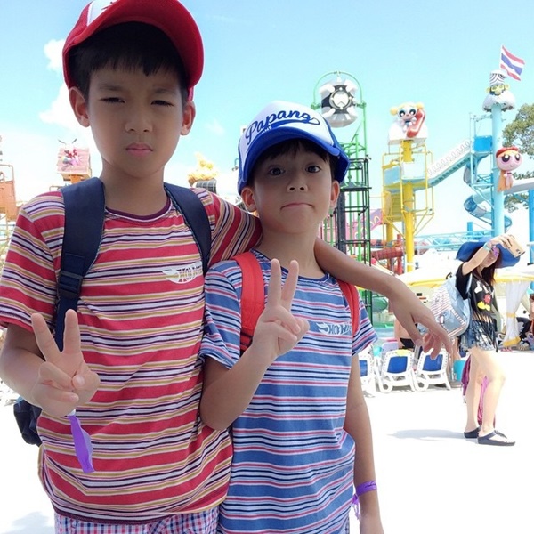 น้องปิ๊ปโป้ น้องปาแปง ลูกชายแม่ นุ๊ก สุทธิดา น้องปิ๊ปโป้ น้องปาแปง ลูกชายแม่ นุ๊ก สุทธิดา