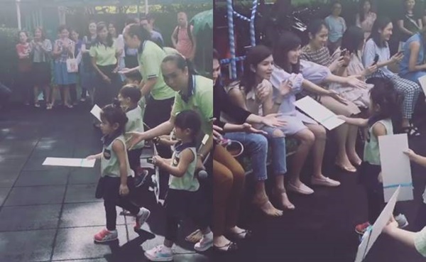 น้องมะลิ เดินดุกดิก ๆ มอบการ์ดวันแม่ให้ แม่โบว์ น้องมะลิ เดินดุกดิก ๆ มอบการ์ดวันแม่ให้ แม่โบว์