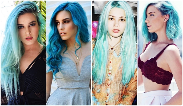 ผมสีฟ้า ผมสีฟ้า