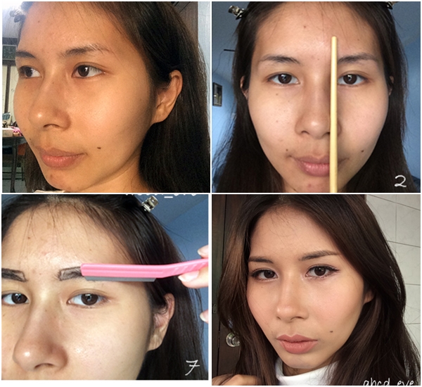 วิธีกันคิ้วให้สวย วิธีกันคิ้วให้สวย