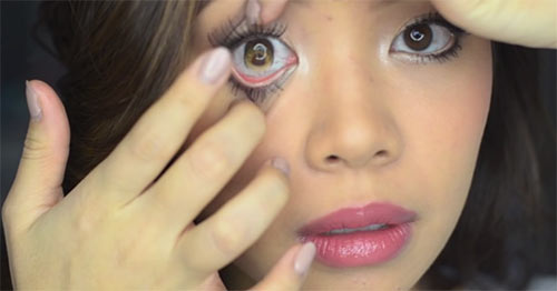 วิธีใส่คอนแทคเลนส์ วิธีใส่คอนแทคเลนส์