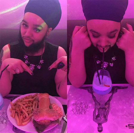 สาวหน้าหนวด เดินแบบ สาวหน้าหนวด เดินแบบ