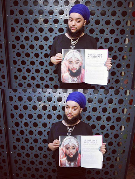 สาวหน้าหนวด เดินแบบ สาวหน้าหนวด เดินแบบ