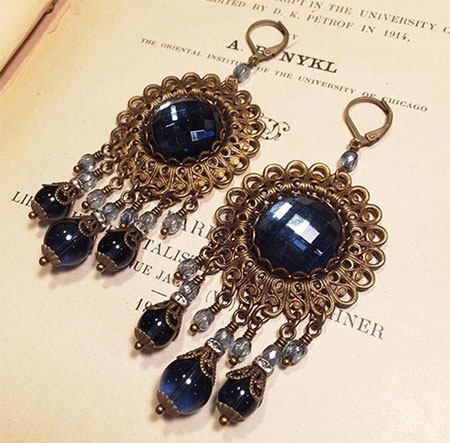 ต่างหูระย้า ออกงาน ต่างหูระย้า ออกงาน