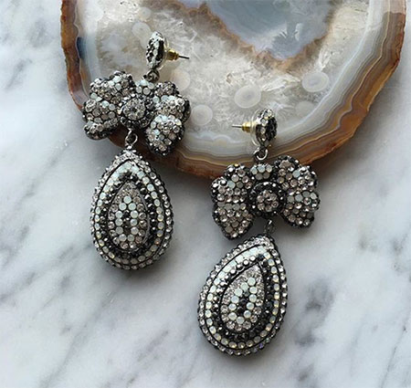 ต่างหูระย้า ออกงาน ต่างหูระย้า ออกงาน