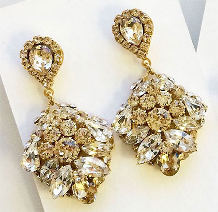 ต่างหูระย้า ออกงาน ต่างหูระย้า ออกงาน