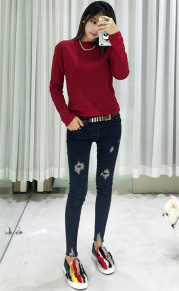 แฟชั่นยีนส์ขาด แฟชั่นยีนส์ขาด