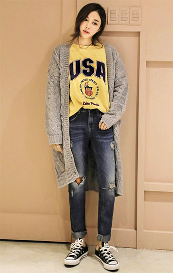 แฟชั่นยีนส์ขาด แฟชั่นยีนส์ขาด