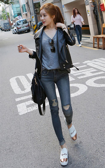 แฟชั่นยีนส์ขาด แฟชั่นยีนส์ขาด