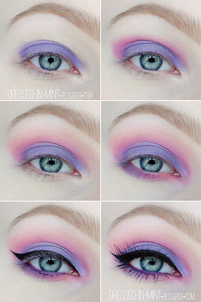 แต่งตาสีชมพู แต่งตาสีชมพู