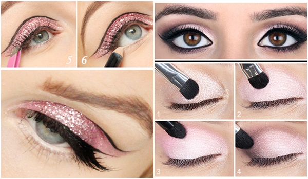 แต่งตาสีชมพู แต่งตาสีชมพู