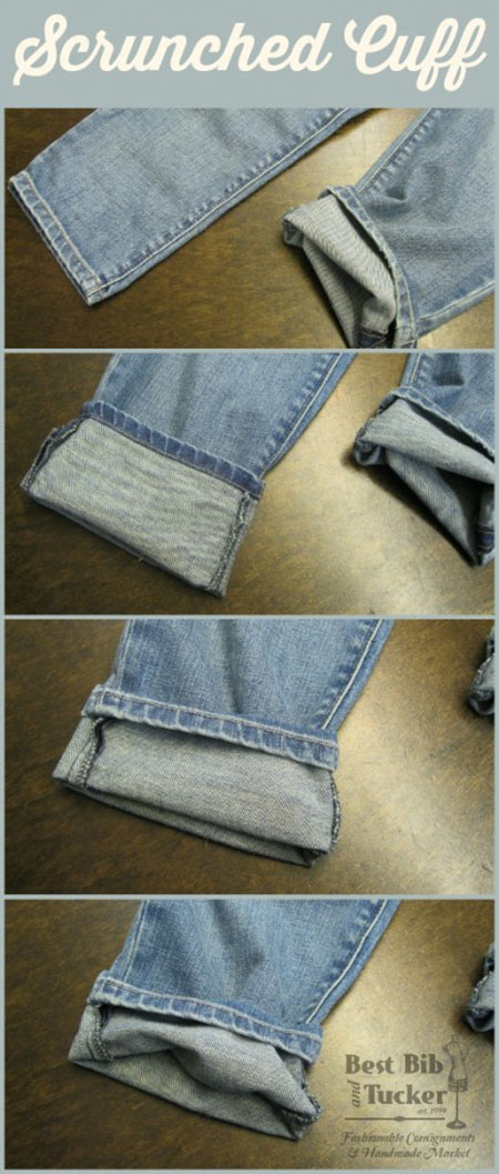 วิธีพับขากางเกงยีนส์ วิธีพับขากางเกงยีนส์