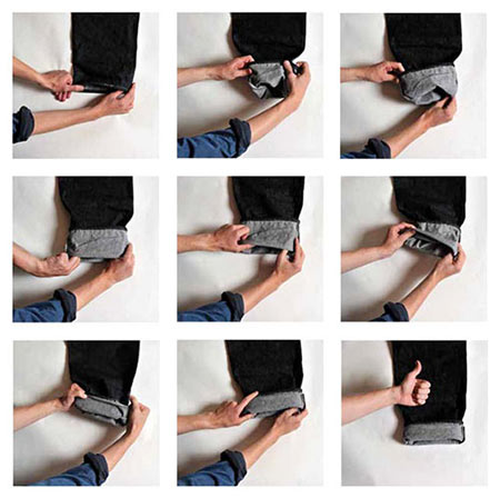 วิธีพับขากางเกงยีนส์ วิธีพับขากางเกงยีนส์