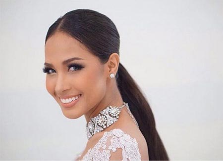 ทรงผมแสกกลางออกงานดารา ทรงผมแสกกลางออกงานดารา