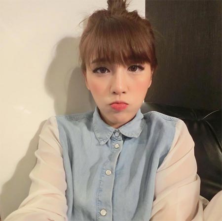 มัดผมสั้น ฉบับดารา มัดผมสั้น ฉบับดารา