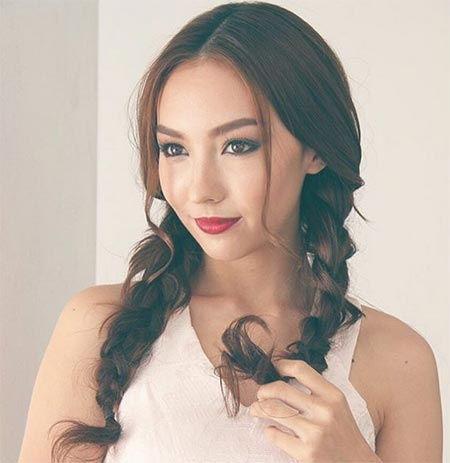 ทรงผมเปียสองข้างดารา ทรงผมเปียสองข้างดารา