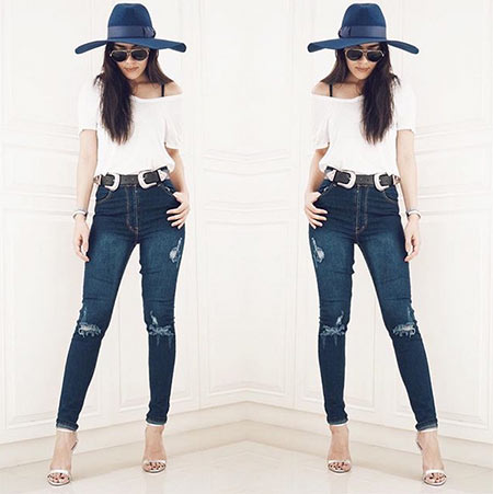 หมวกปีกกว้างดารา หมวกปีกกว้างดารา