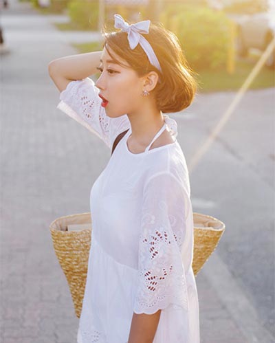 ที่คาดผมสาวผมสั้น ที่คาดผมสาวผมสั้น