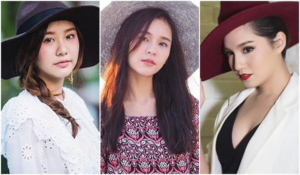 หมวกปีกกว้างดารา หมวกปีกกว้างดารา