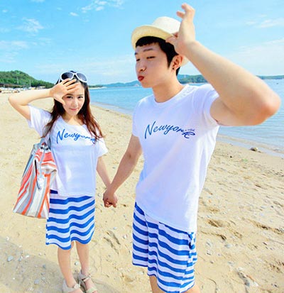 ชุดไปทะเลคู่ ชุดไปทะเลคู่