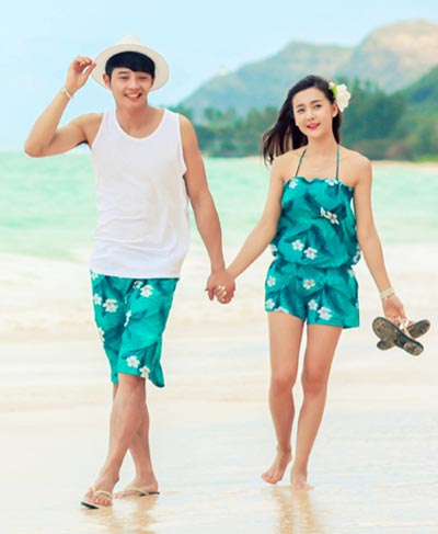 ชุดไปทะเลคู่ ชุดไปทะเลคู่